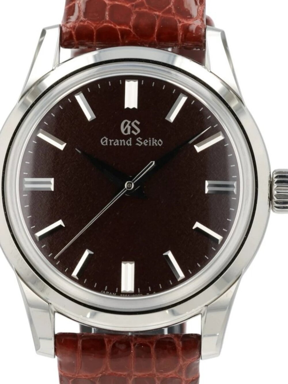 Grand Seiko Flow of Seasons Burgundy Dial Steel 37.3mm Manual Wind Mens